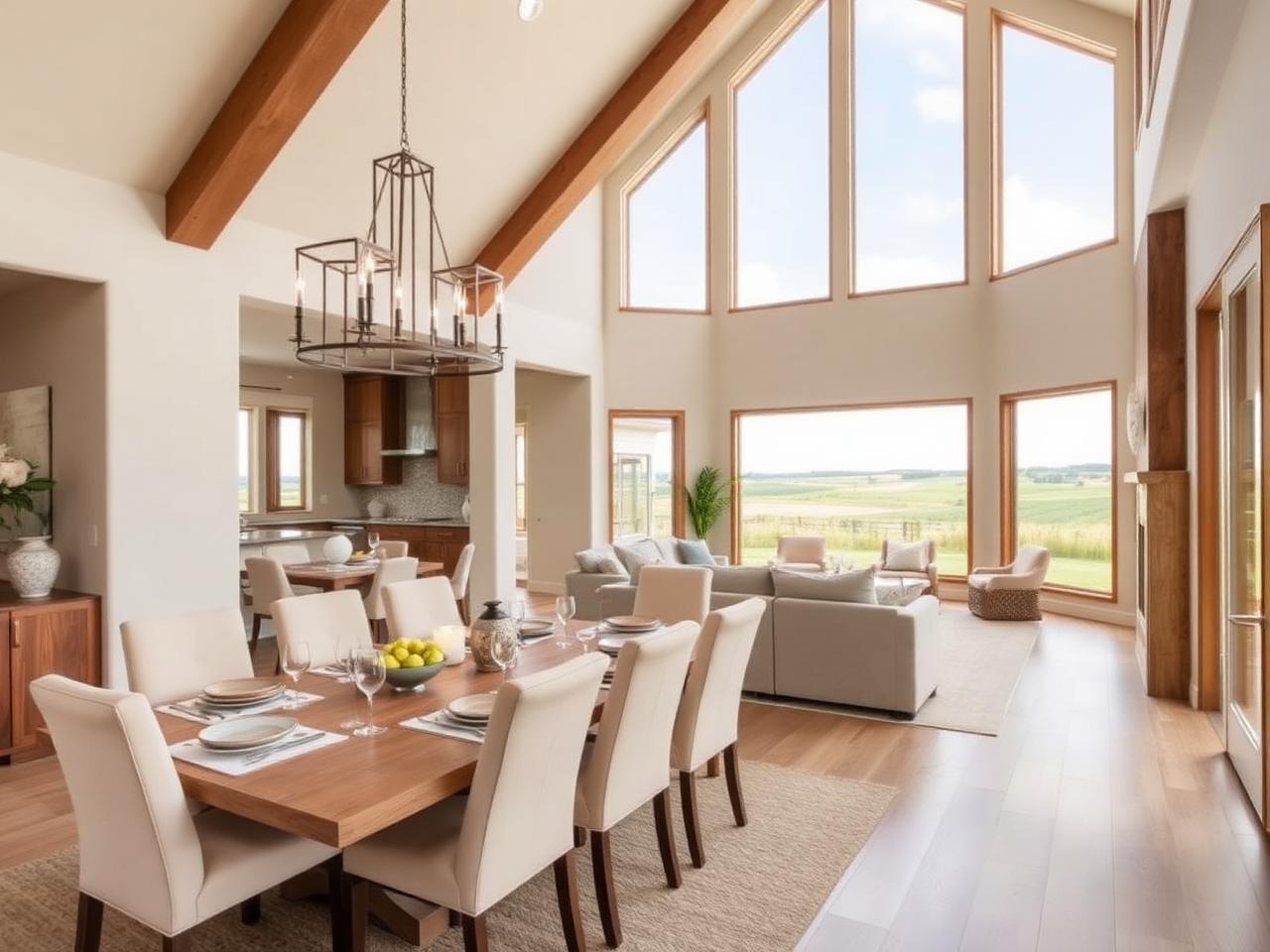 Custom Iowa home interior